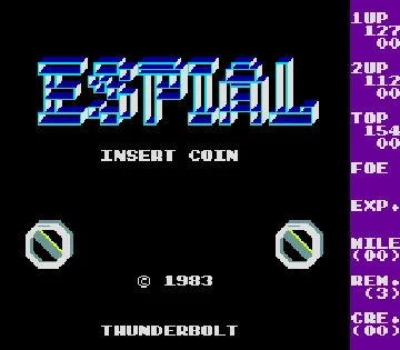 Espial (Europe) screen shot title